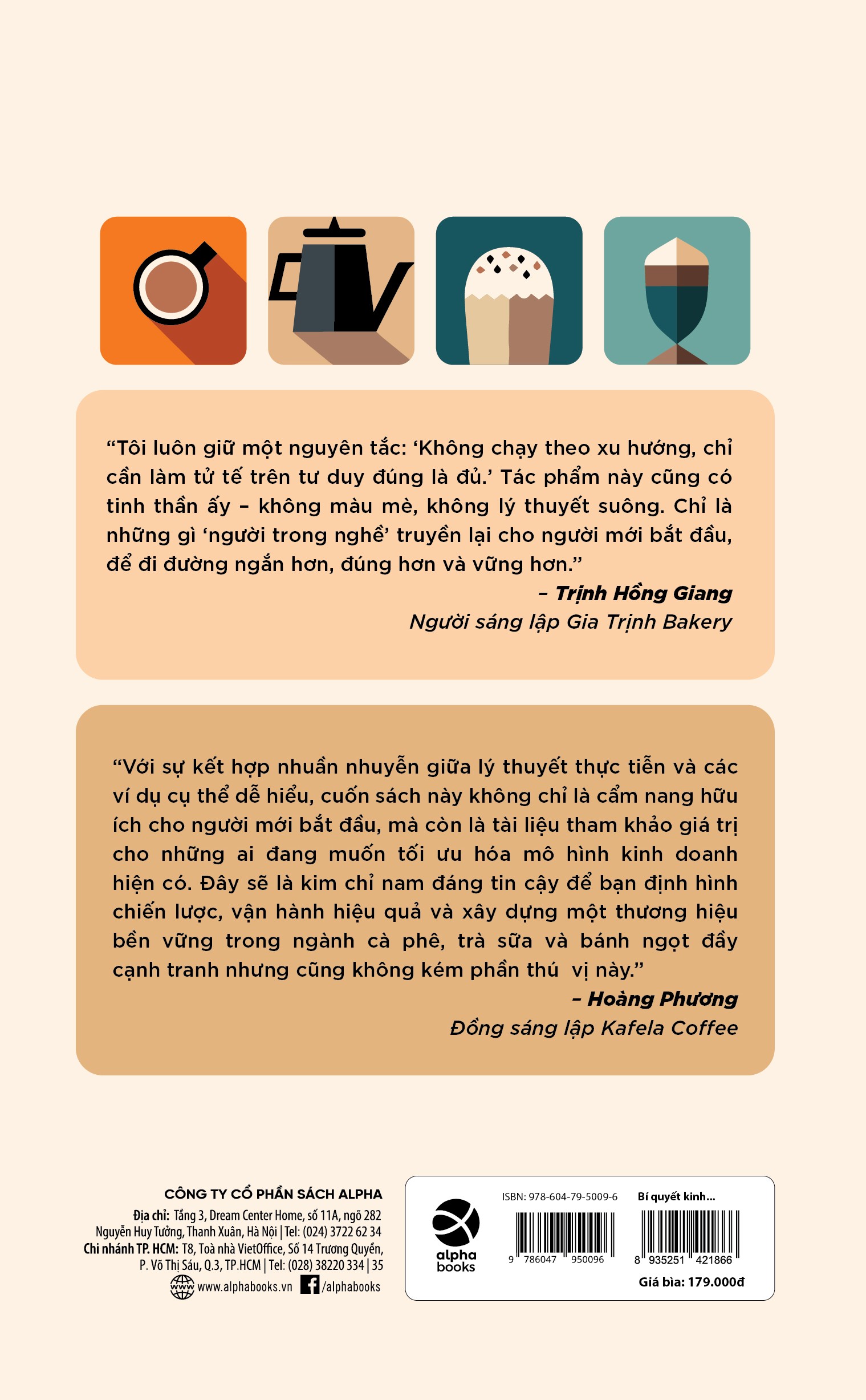 Sách Bí Quyết Kinh Doanh Trà Sữa, Cà Phê & Bánh Ngọt