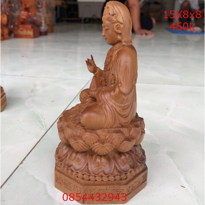 Tượng phật Quan Âm cao 15 - 20 -30 cm