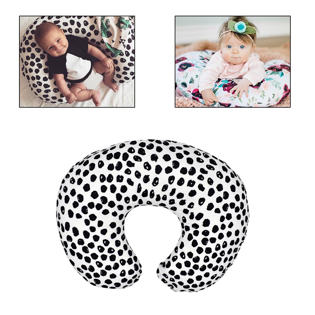 Soft Comfy Baby U Shape Pillow Cover Infants Newborn Nursing Slipcover
