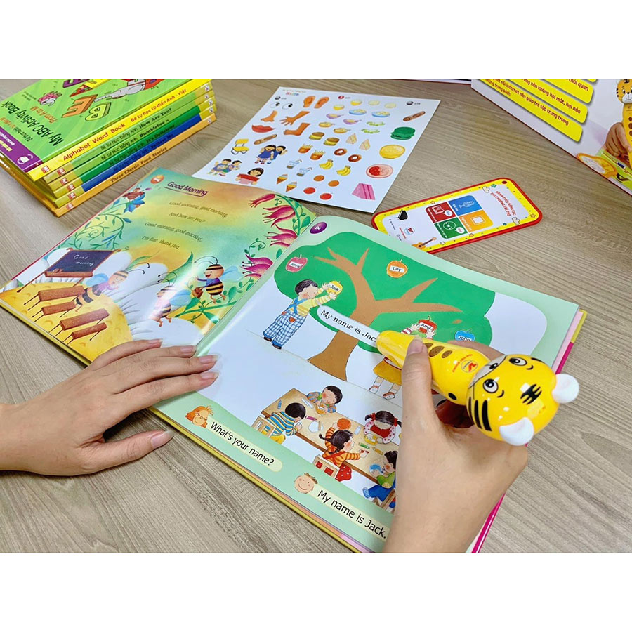 Bộ Sách Học Tiếng Anh: Bút Chấm Đọc- Học Tiếng Anh - Đánh Thức Năng Lực Phi Thường Từ Trẻ Thơ : Dành Cho Trẻ Từ 0 Đến 10 Tuổi