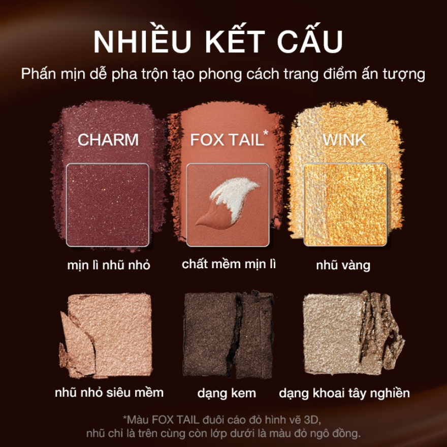 Bảng Phấn Mắt Perfect Diary Explorer Eyeshadow Palette 14g