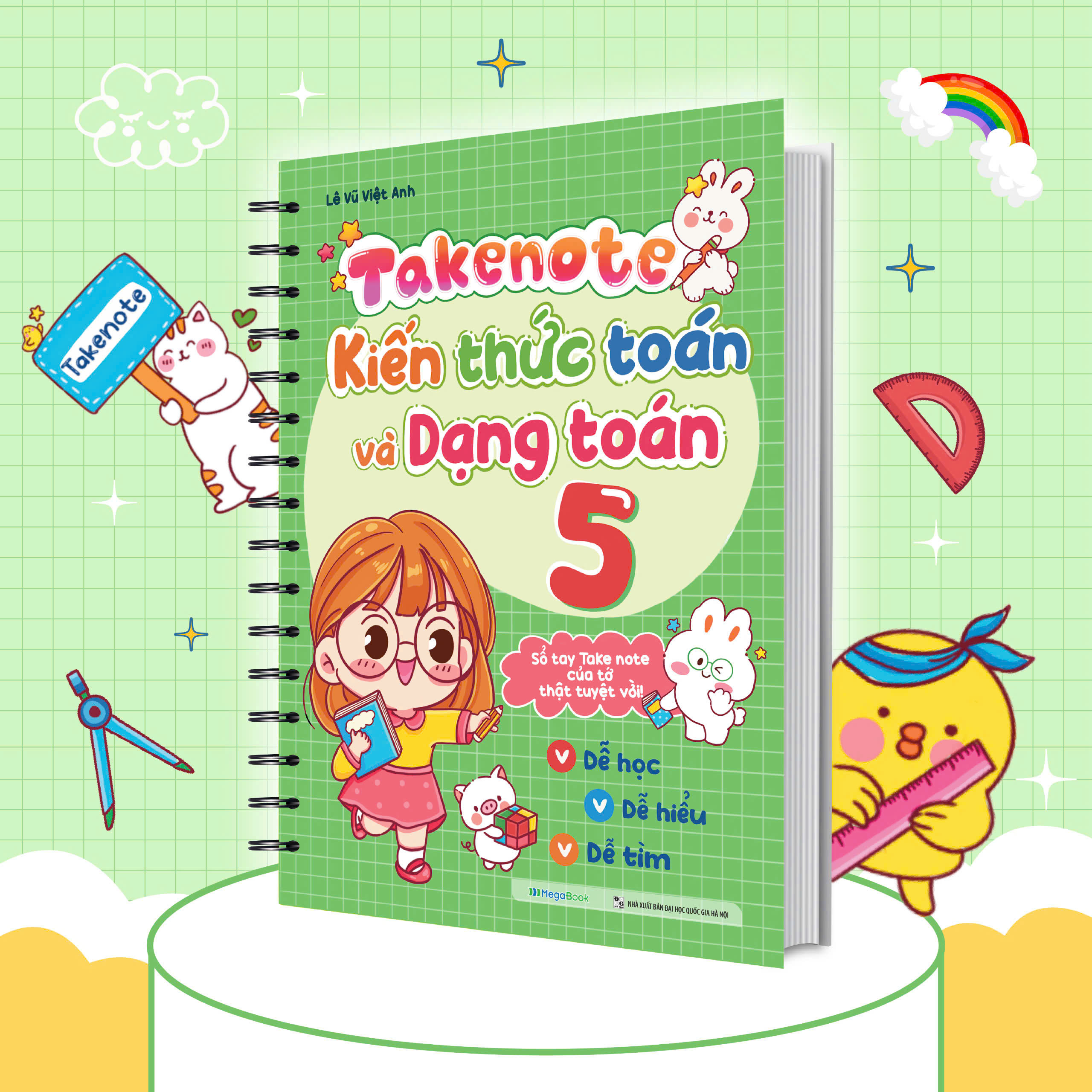 Takenote kiến thức toán và dạng toán 5