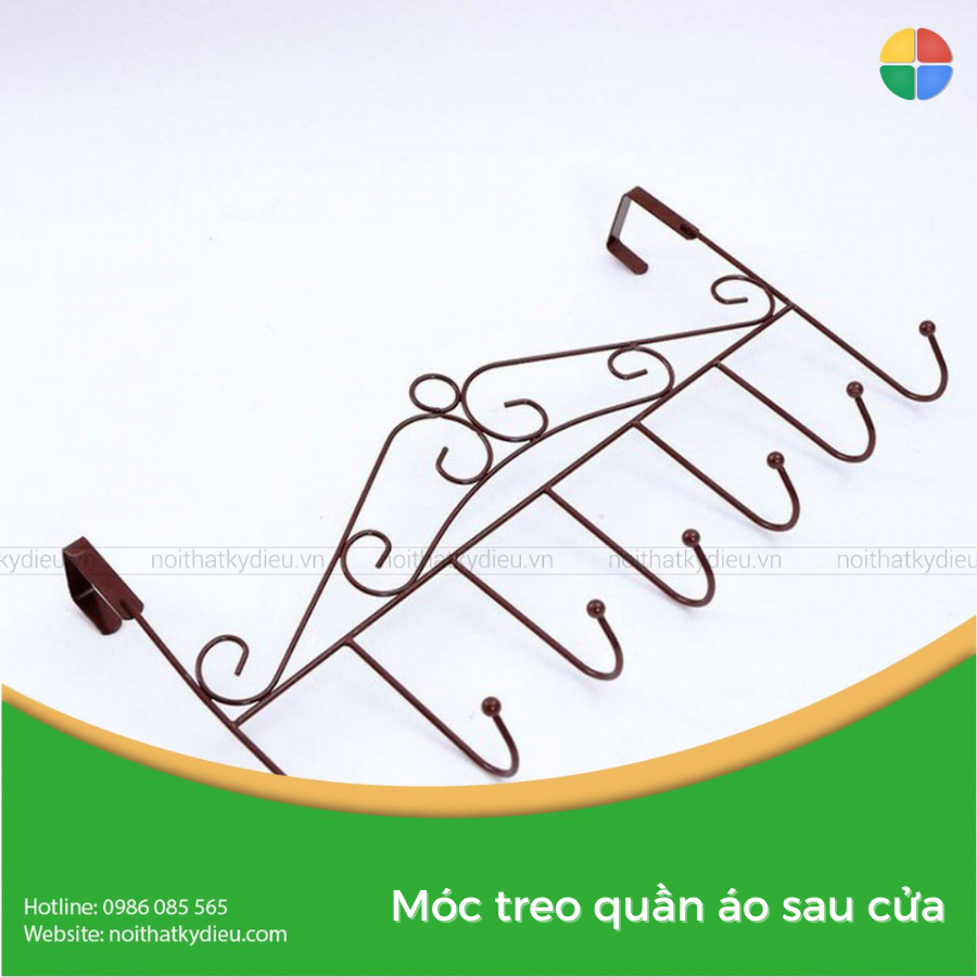 Combo 2 Móc Treo Quần Áo Sau Cửa