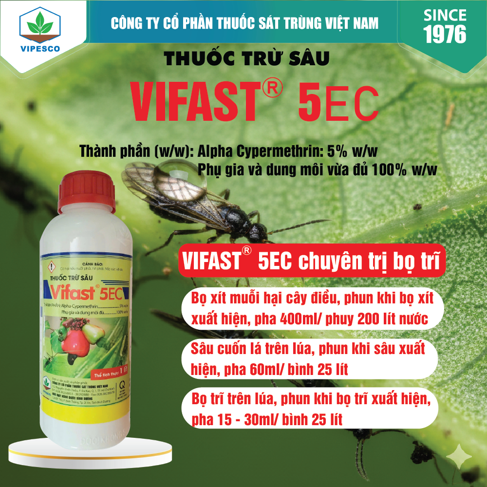 VIFAST 5EC-1000CC PET - TRỊ BỌ TRĨ