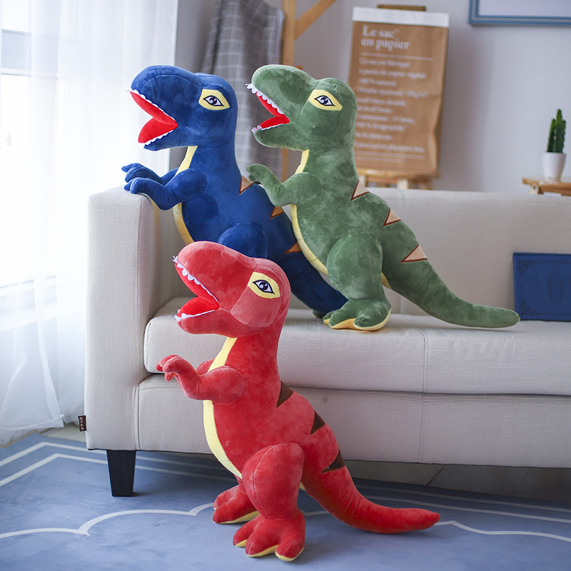 Gấu bông khủng long bạo chúa Dinosaur mạnh mẽ siêu ngầu (30cm---&gt;60cm) vải nhung mềm mịn cao cấp, an toàn cho bé