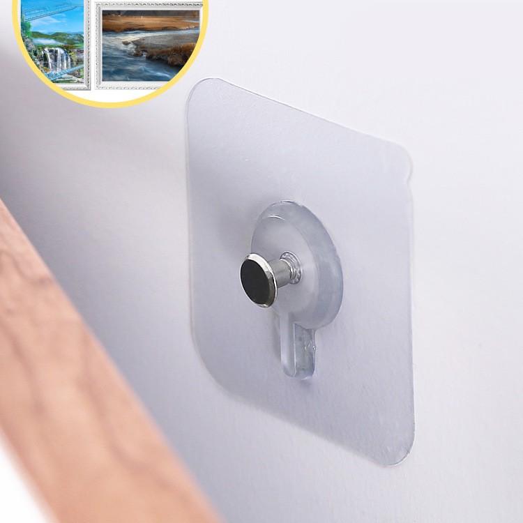 Móc đinh không cần khoan tường - Móc dán tường treo tranh/ đồng hồ đa năng siêu chịu lực
