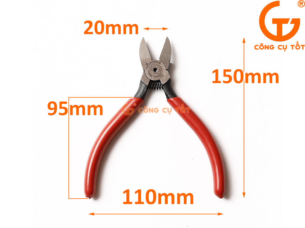 Kìm cắt ba via nhựa 5 inch cực sắc