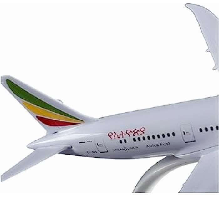 Mô hình máy bay B777  Ethiopian 16cm