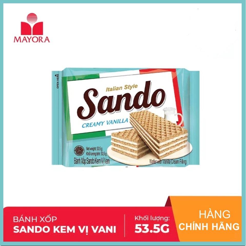 Combo 5 Bánh xốp Sando Creamy Vani 53.5gx5