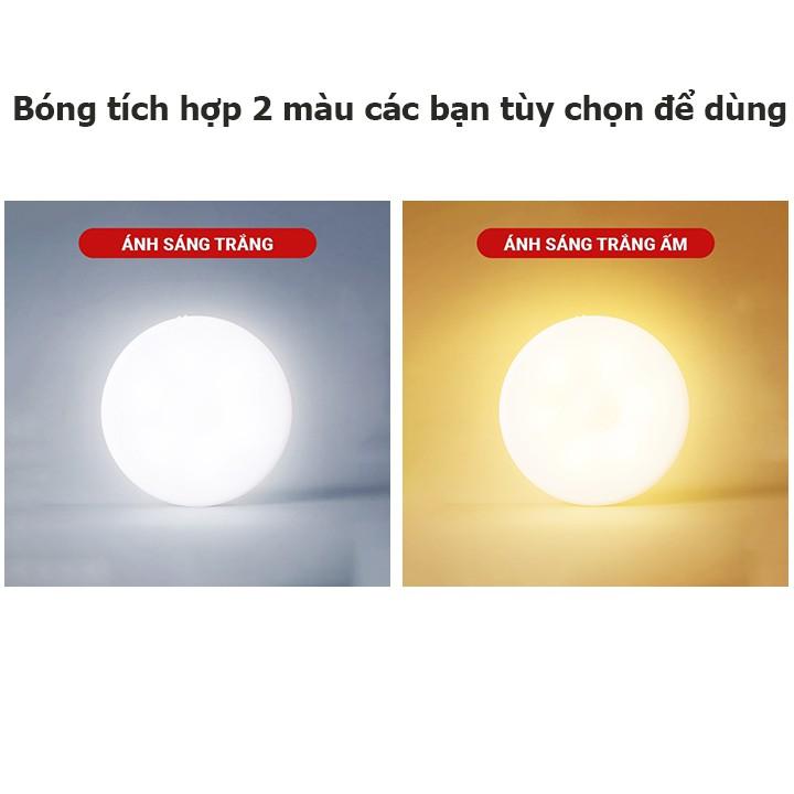 Đèn cảm ứng chuyển động đèn Led dán tường cảm biến thông minh không dây dán tủ quần áo, cầu thang, phòng ngủ...