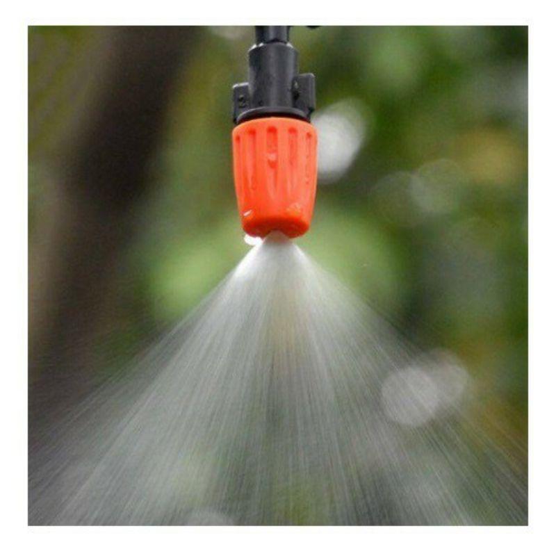 Đầu béc cam + khởi thủy dùng ống 6-8mm phun sương, tưới cây, tưới lan