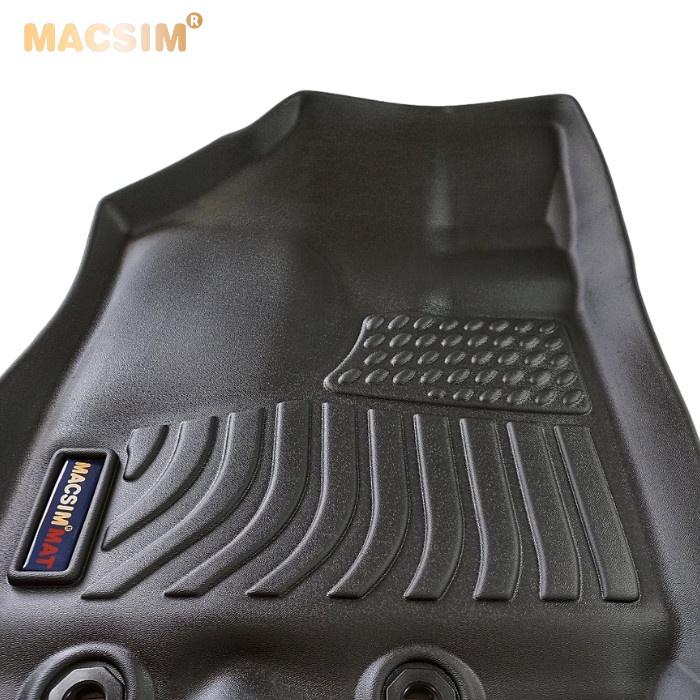 Thảm lót sàn xe ô tô Toyota Raize 2022 Nhãn hiệu Macsim chất liệu nhựa TPE cao cấp màu đen
