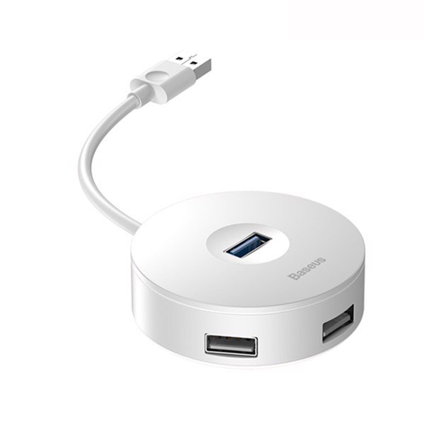 HUB chuyển đổi Type A sang USB 3.0 Baseus Round Box HUB (4 Port USB, Support Hard Disk)