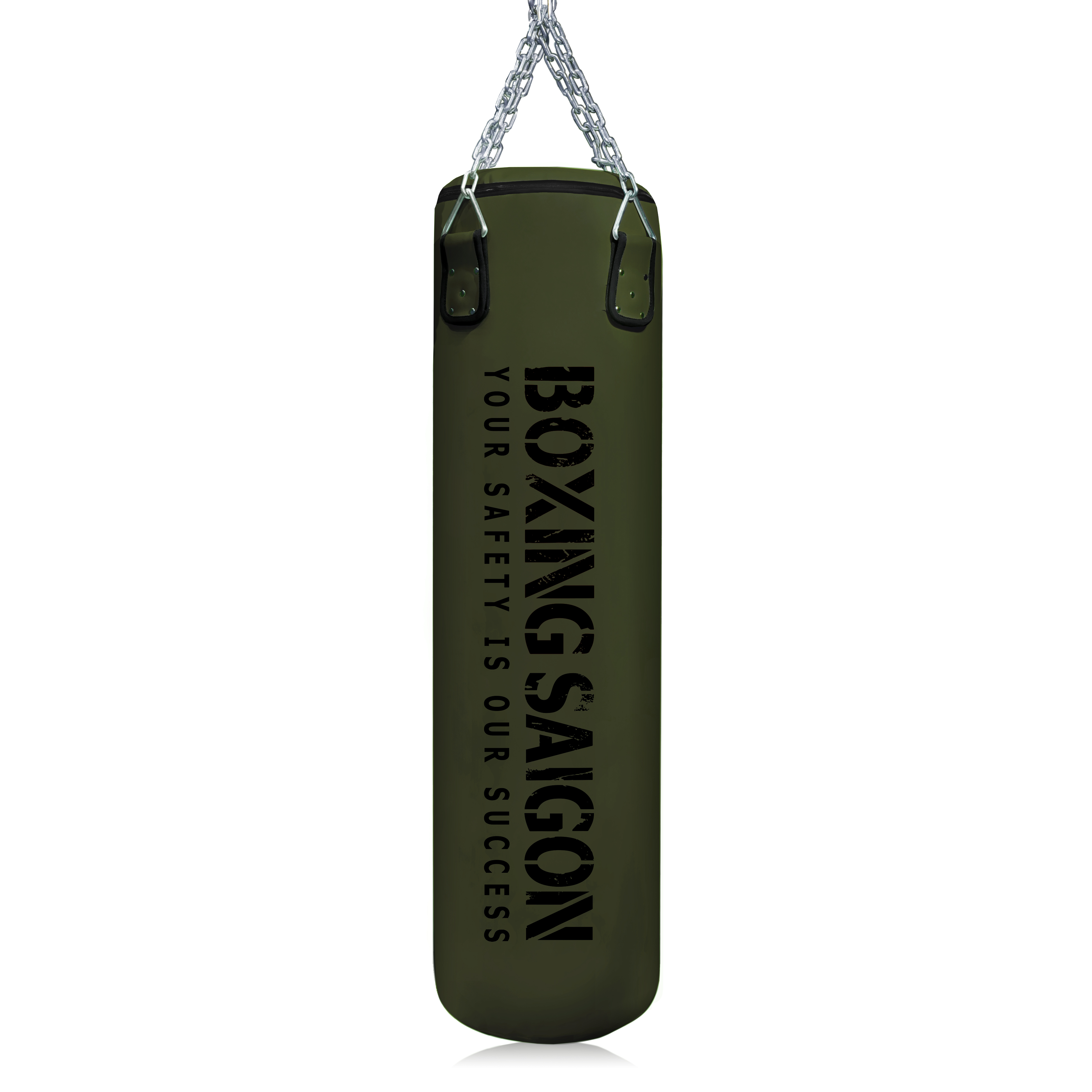 Combo Bao Cát Treo Boxing Punching Bag 1M2 & Khung Treo - Xanh rêu