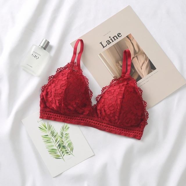 Bộ Bra Ren Ngàn Hoa Mút Mỏng 8838