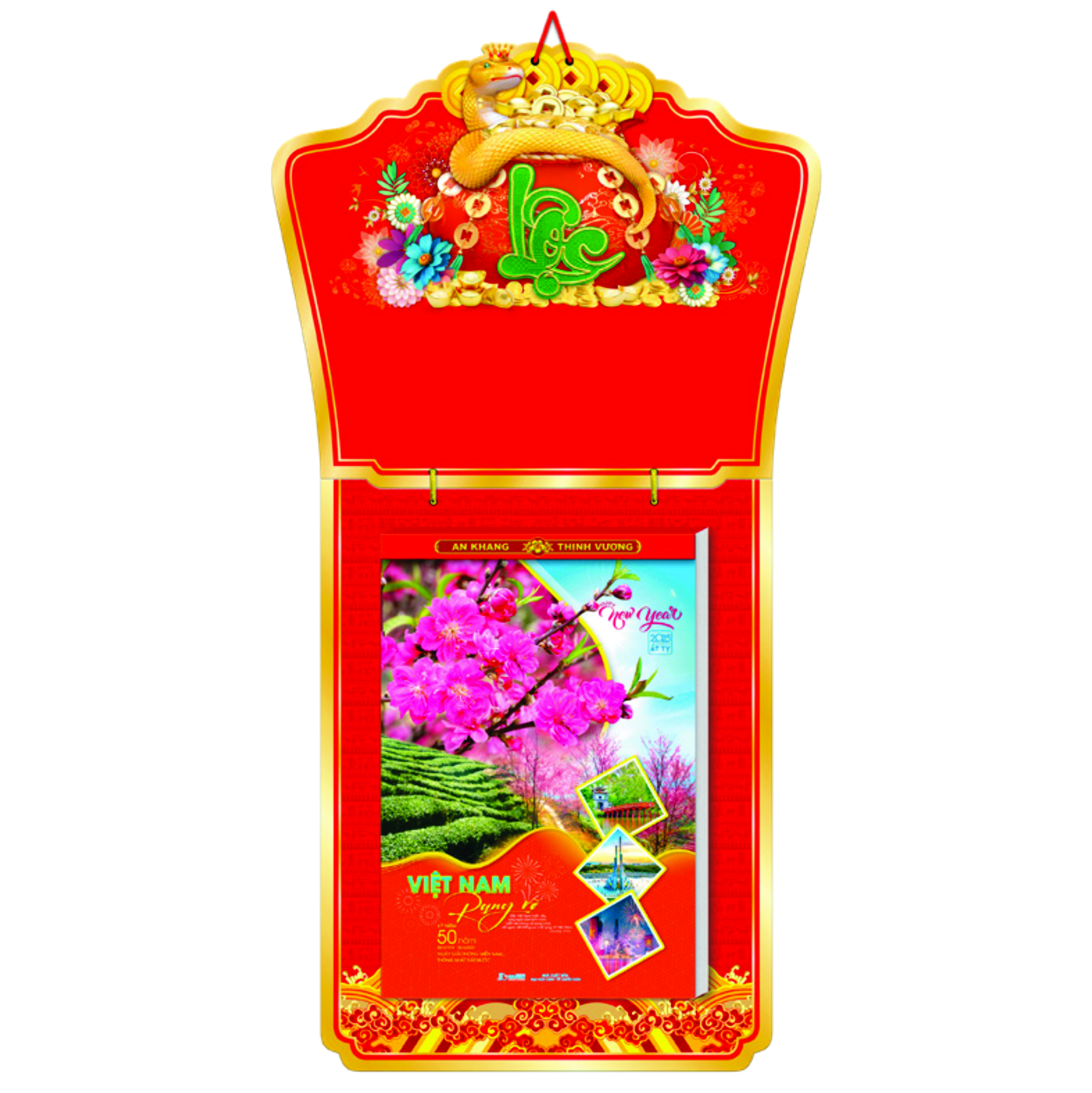 Lịch Bloc 2025 - Việt Nam rạng rỡ (20x30 cm) - MS08