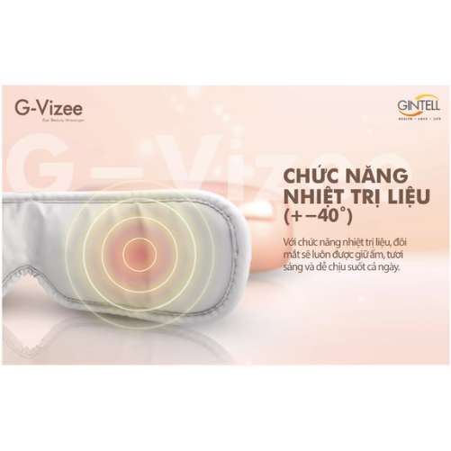 Máy Massage Mắt Nhiệt Hồng Ngoại G-Vizee | 1 Năm Bảo Hành