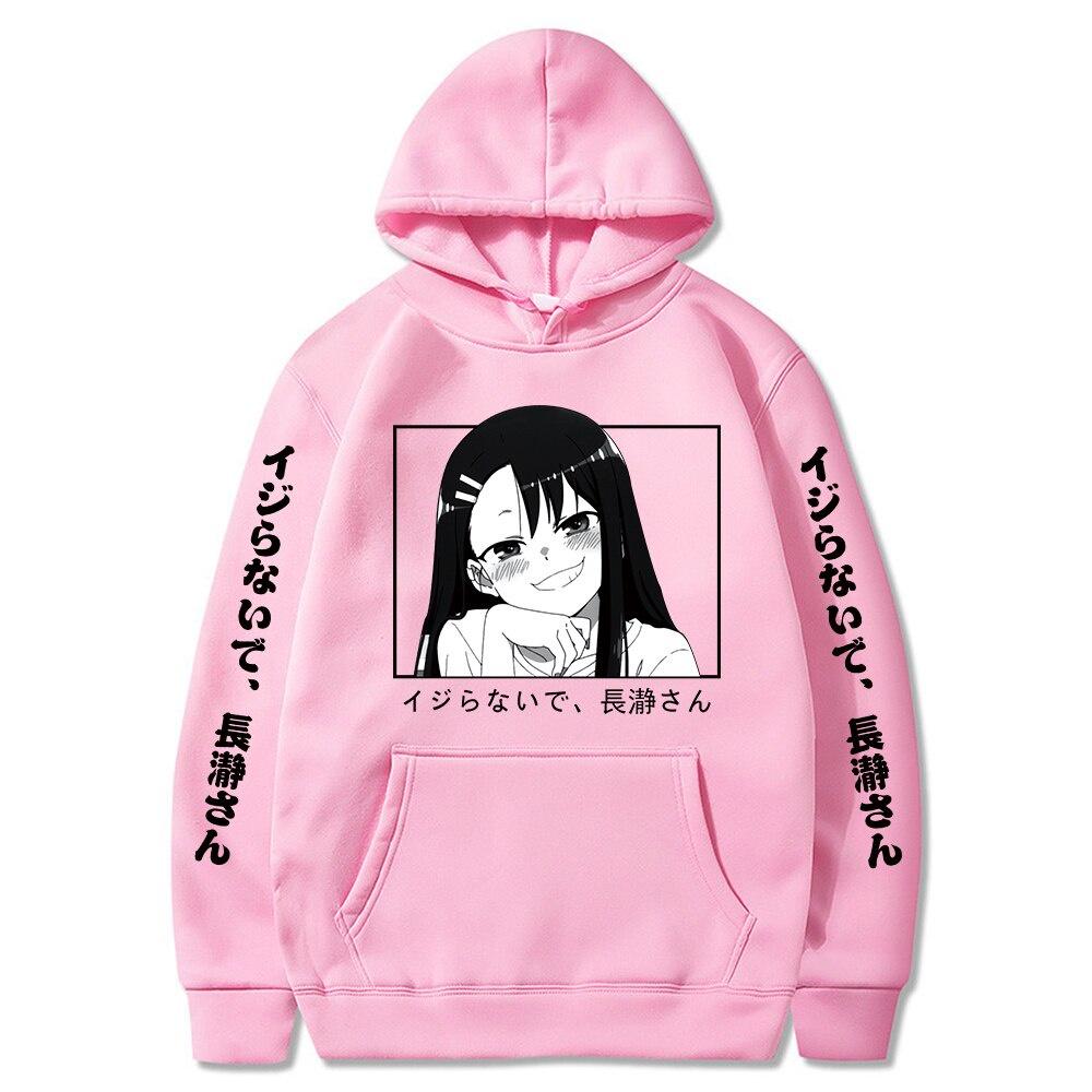 Áo Hoodie Tay Dài In Chữ Hot Don't Toy With Me, Miss Nagatoro Harajuku Cho Nam Và Nữ