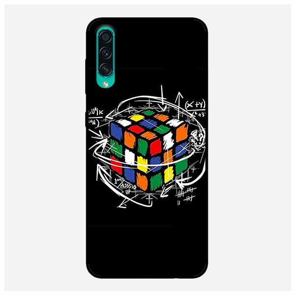 Ốp Lưng in cho Samsung A50s Mẫu Rubik Toán Học - Hàng Chính Hãng