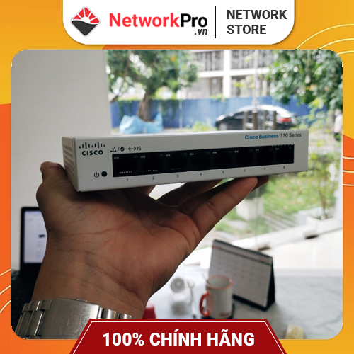 Switch Cisco Business CBS110-8T-D-EU Hàng Chính Hãng | 08 Port GE