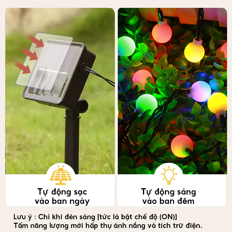 Đèn trang trí năng lượng mặt trời bóng mờ, tiết kiệm điện, bóng siêu sáng, chống thấm nước - DA3168