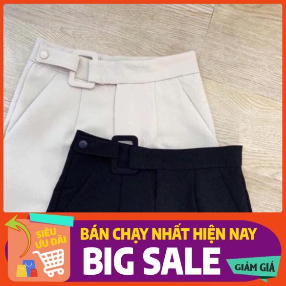 hothotQuần Baggy Đai vuông cúc bấm