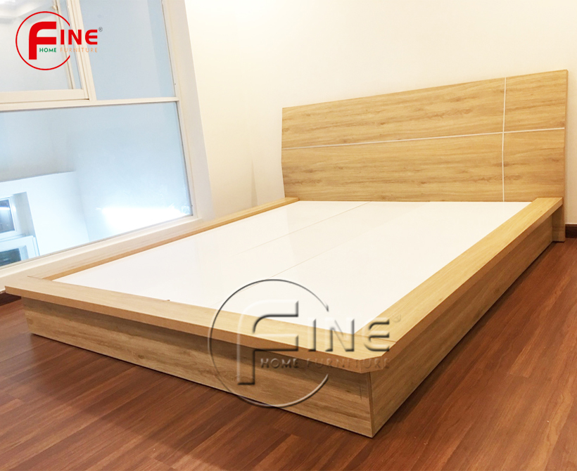 Giường Kiểu Nhật FINE FG054 (160cm x 200cm) phong cách hiện đại sang trọng