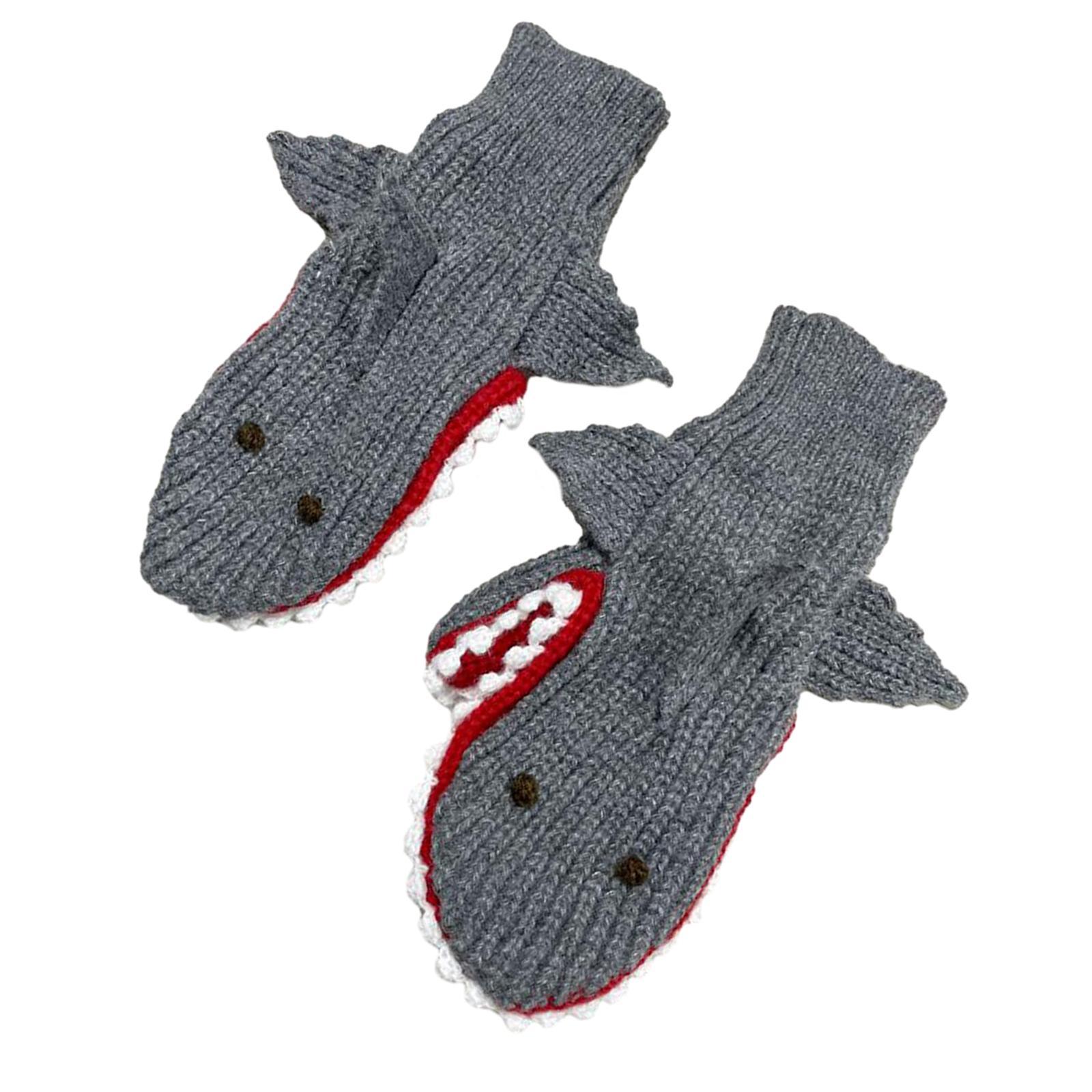 Soft Thick Boys Girls Knitted Glove for Christmas Skiing Hiking