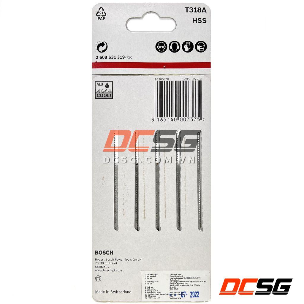 Lưỡi cưa lọng cắt sắt T 318 A Basic for Metal Bosch 2608631319 | DCSG