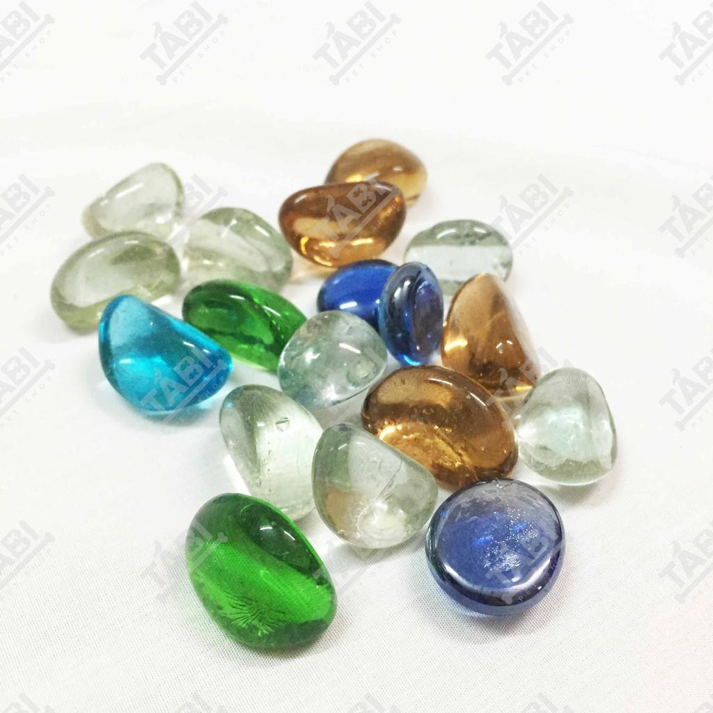 Sỏi Thuỷ Tinh Trang Trí Hồ Cá 350g - Sỏi Thuỷ Tinh Làm Tiểu Cảnh Trang Trí