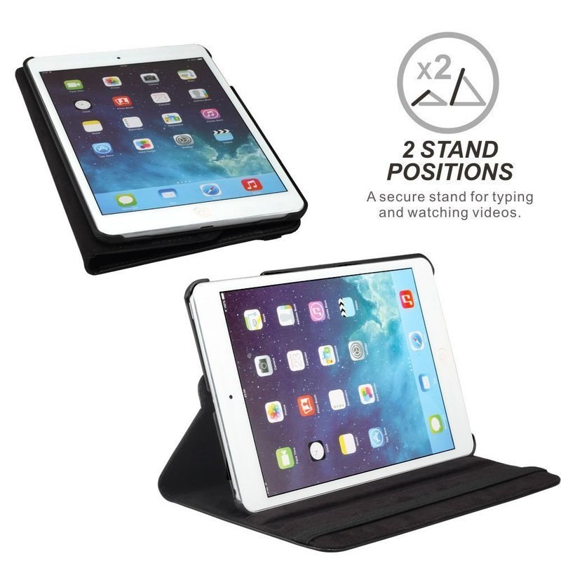 Bao da cho iPad Mini 1 / 2 / 3 xoay 360 độ chống bụi chấm thấm tiện lợi - Hàng nhập khẩu