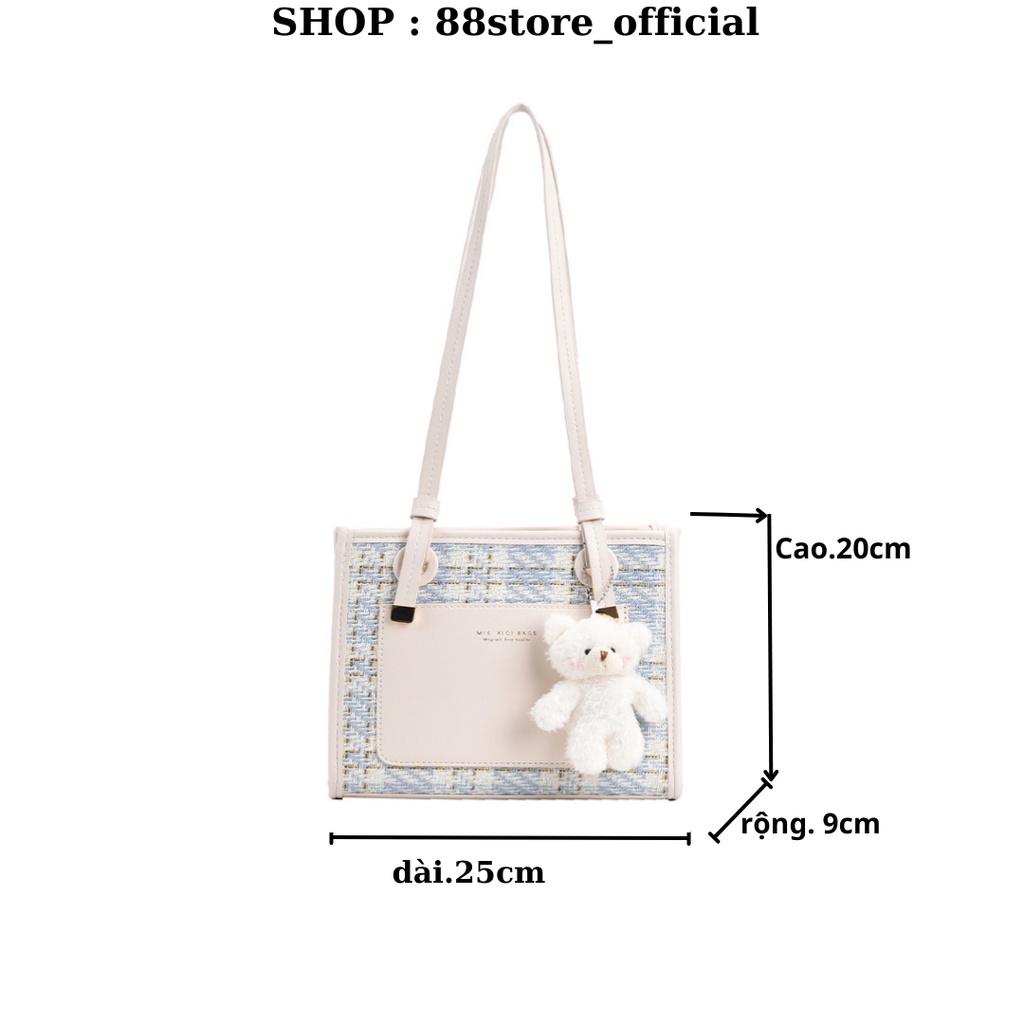 Túi xách nữ công sở đeo vai tote da pu cao cấp hàng quảng châu đi học đi chơi thời trang hàn quốc dễ thương TX-223A