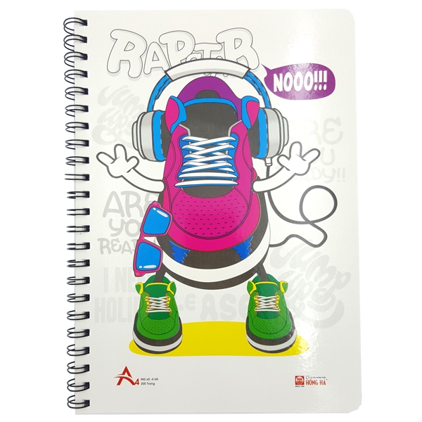 Sổ Lò Xo Notebook, Cool A4 (200 Trang) - 4145 - Mẫu 1