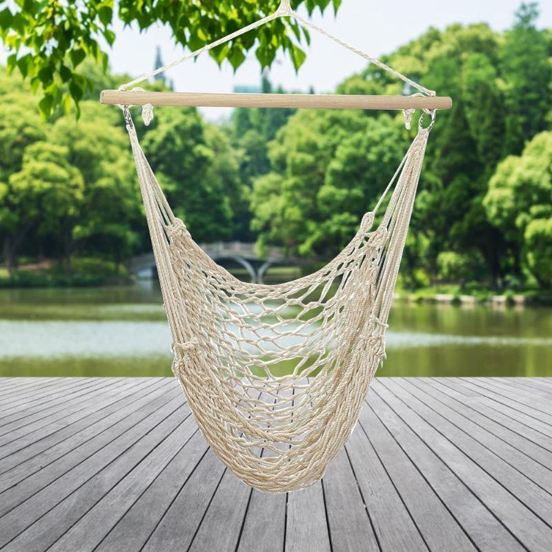 Phong Cách Bắc Âu Vòng Võng Ngoài Trời Trong Nhà Ký Túc Xá Phòng Ngủ Treo Ghế Cho Trẻ Em Người Lớn Đu Đưa Đơn Võng Mà Không Gậy