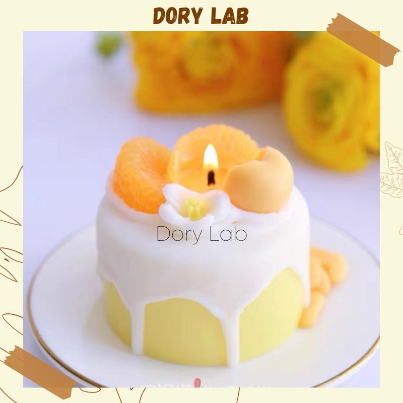 Nến Thơm Tạo Hình Bánh Kem Trái Cây Handmade Không Khói, Phụ Kiện Decor, Quà Tặng - Dory Lab