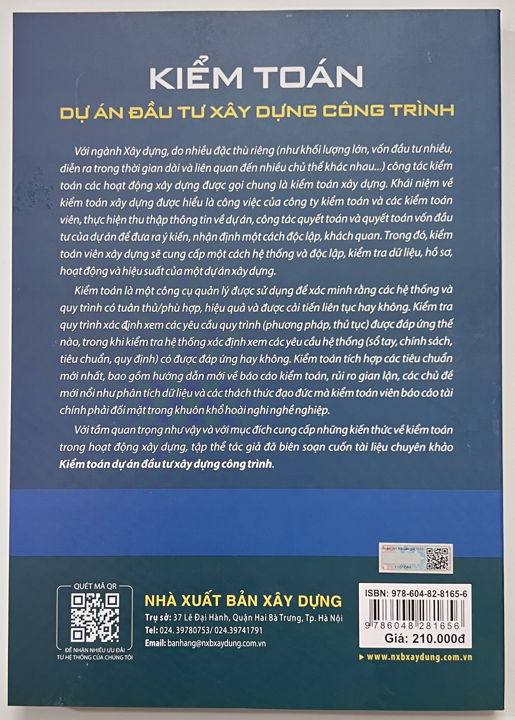 Sách - Kiểm Toán Dự Án Đầu Tư Xây Dựng Công Trình