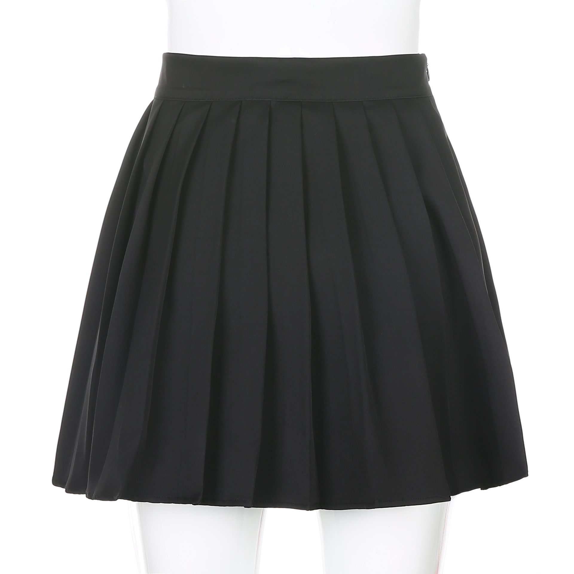 Chân váy xếp ly tennis nữ ngắn cạp thêu họa tiết có lót quần bên trong đầm cao cấp đen trắng Sinsova