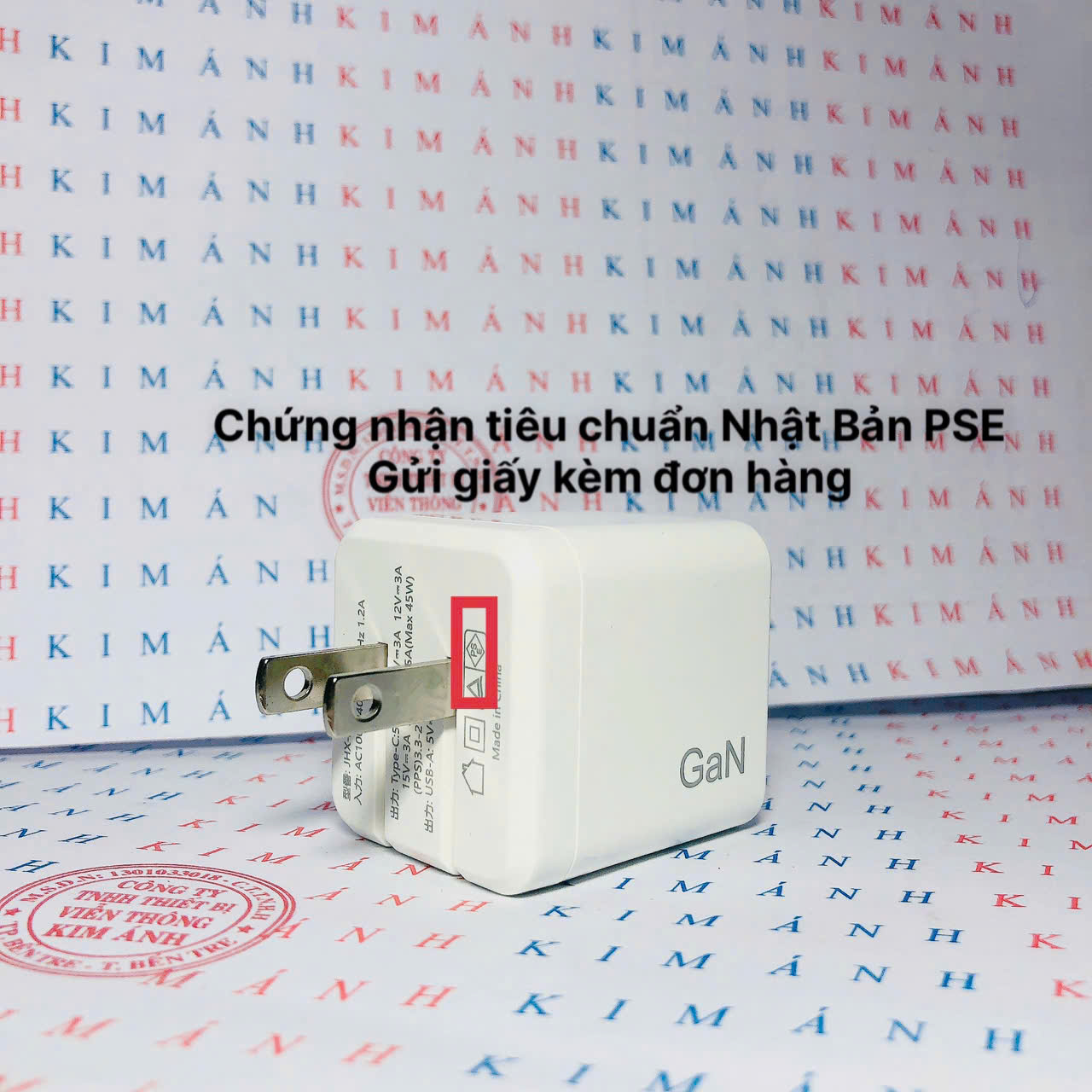 Củ sạc xuất Nhật GaN 45W KFLY ( JHX-AC2048) đạt chứng nhận PSE tiêu chuẩn Nhật Bản, Kim Ánh cho dùng thử 30 ngày, bảo hành hàng chính hãng 12 tháng