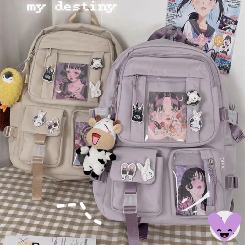 Balo đi học ulzzang chống nước giá rẻ thời trang phong cách Hàn Quốc SW234