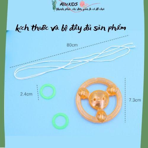 Con quay có dây, còi và phát sáng - Con quay đồ chơi giải trí yêu thích mọi thế hệ A368