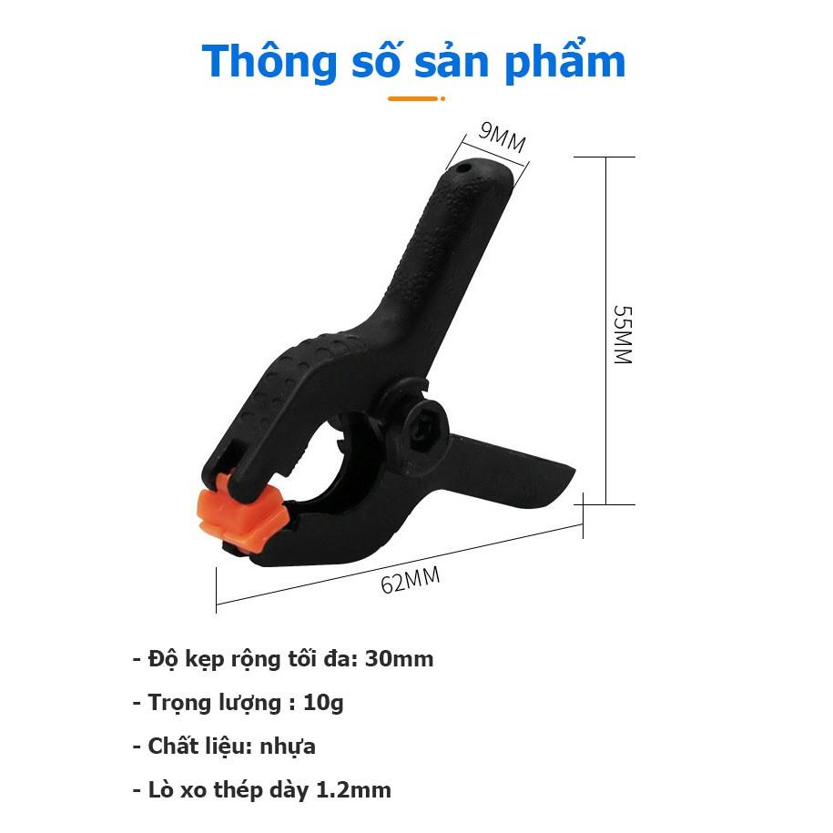 Kẹp nhựa nhỏ nhiều màu 2inch