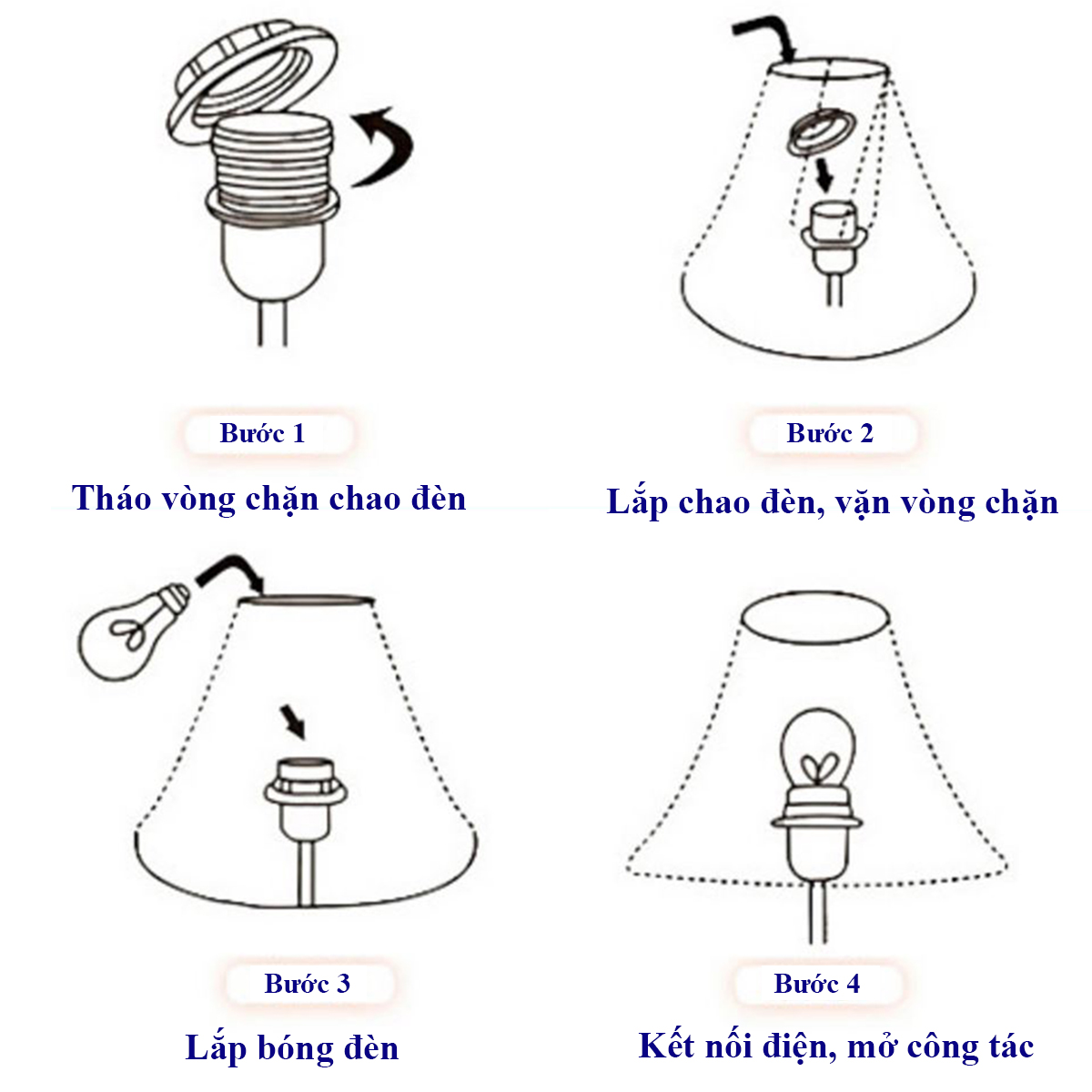 Đèn Ngủ Để Bàn Bắc Âu DN-290 , Đèn Bàn Trang Trí Phòng Ngủ Đế Giọt Nước,  Ánh Sáng Êm Dịu &amp; Ấm Áp.