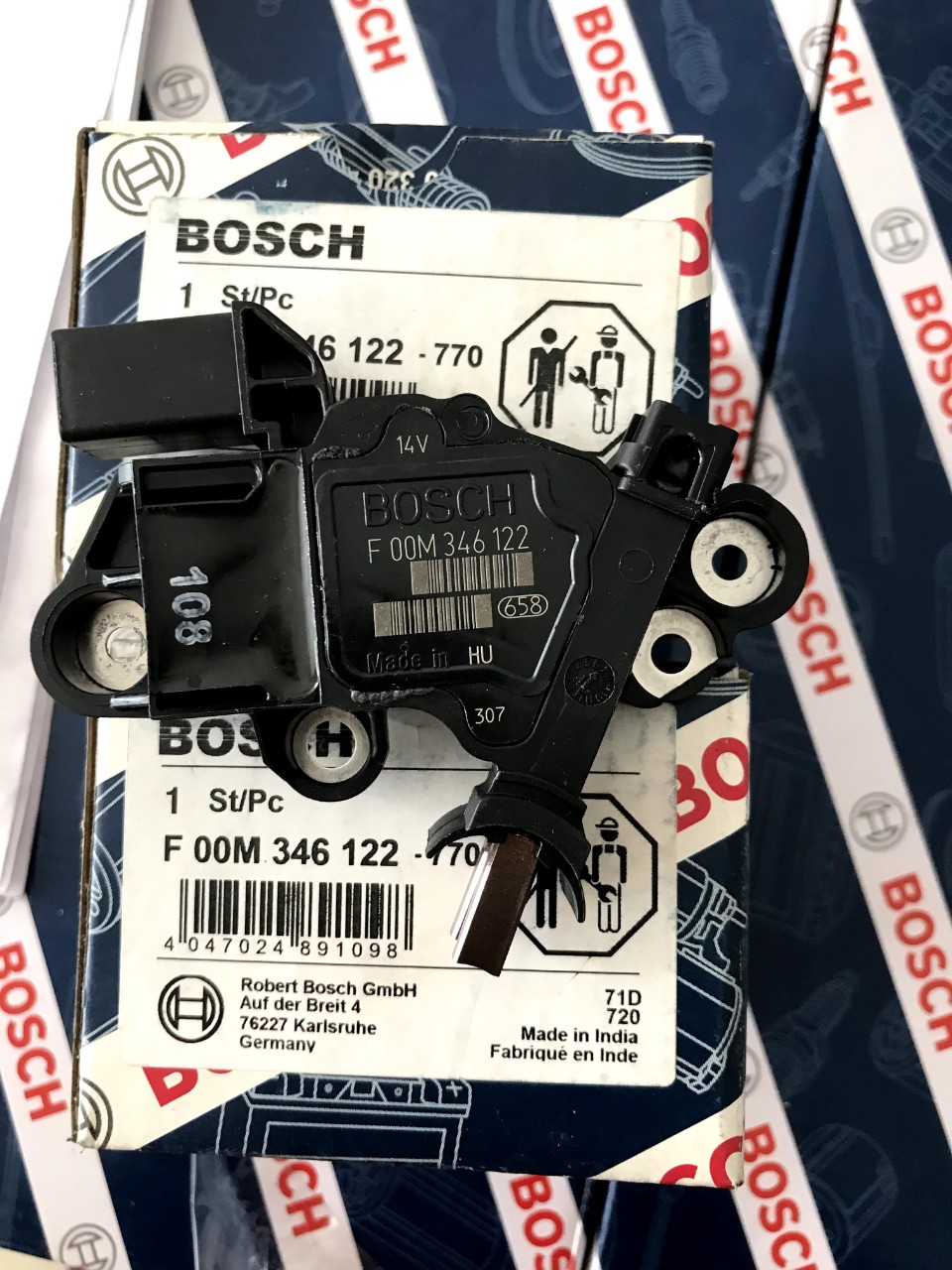 IC Máy Phát Chính Hãng Bosch Cho Ford Ranger, Ecosport