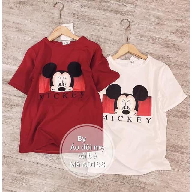 Áo micky mẹ và bé 2 màu