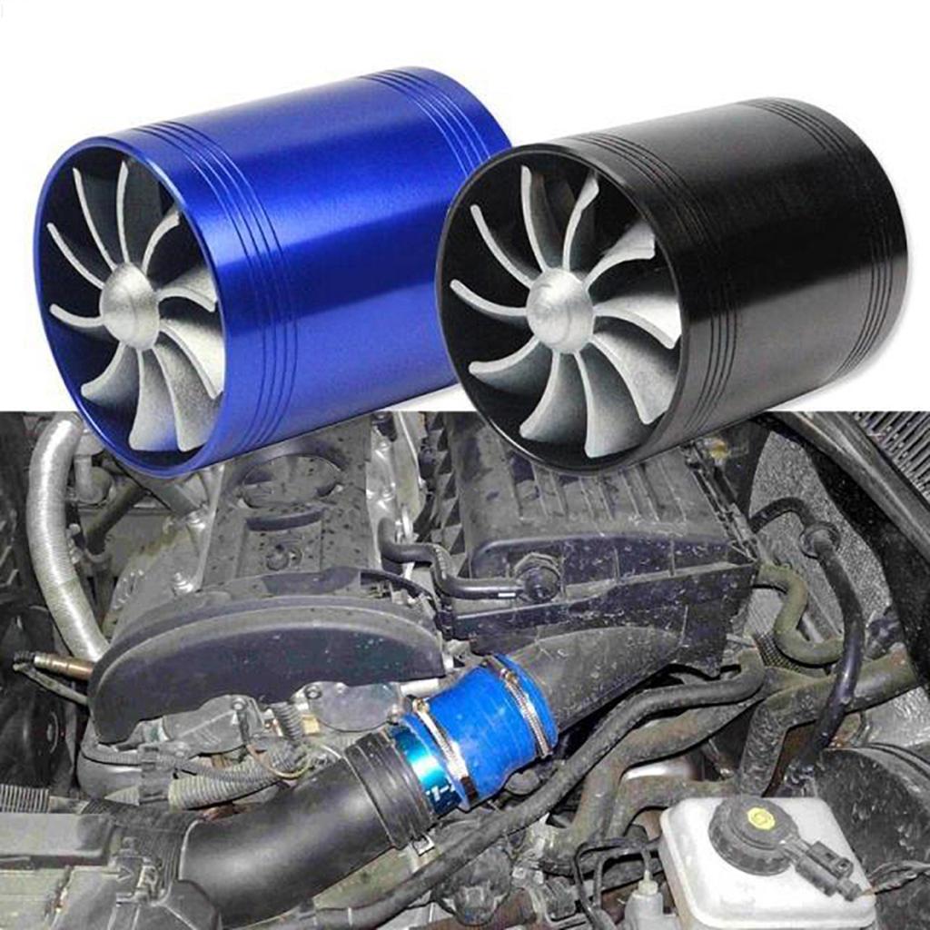Charger Air  Supercharger Gas Fuel Saver 2.5-2.9inch Blue