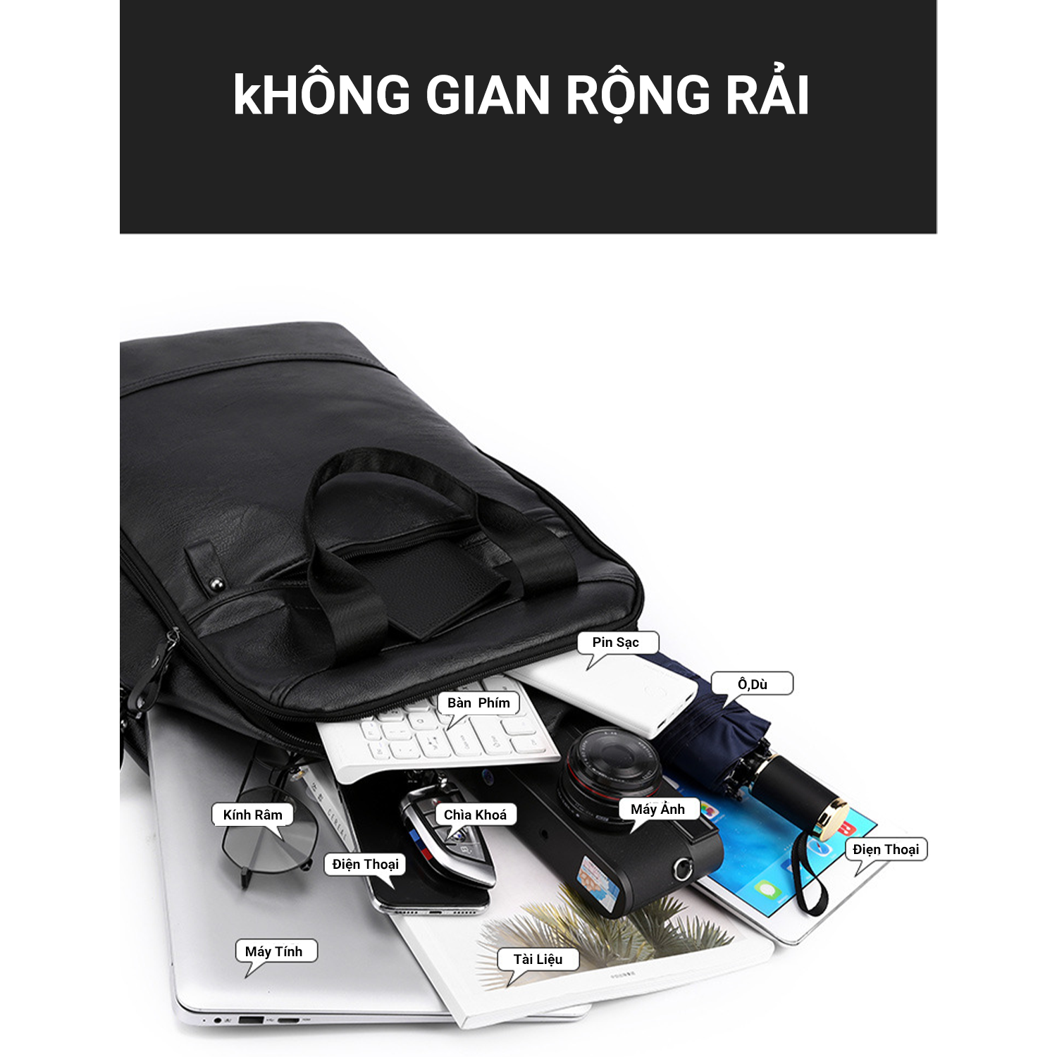 Balo Nam Cao Cấp Teement Chống Thấm Nước, Balo Đi Làm, Balo Đi Học, Balo Laptop, Máy Tính 15,6 Inch, Thiết Kế Mới Hiện Đai, Sang Trọng - Hàng Chính Hãng