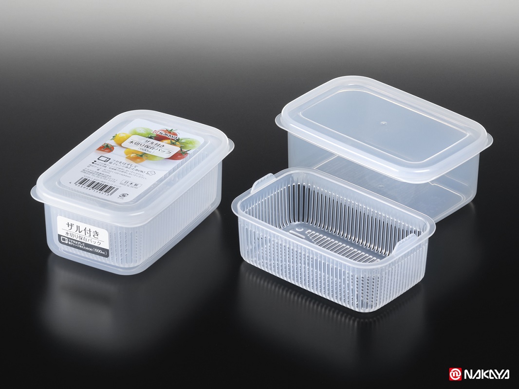 Hộp đựng thực phẩm 2 lớp Nakaya 600ml - Hàng nội địa Nhật Bản nhập khẩu chính hãng
