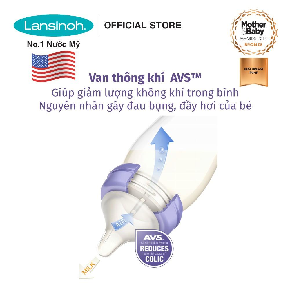 Bình sữa cổ rộng Lansinoh 160ml