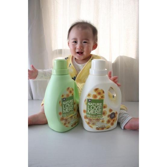 MẪU 2021 Nước giặt/xả Nature love mere hương HOA CÚC lành tính Chai 1800ml/Túi 1300ml