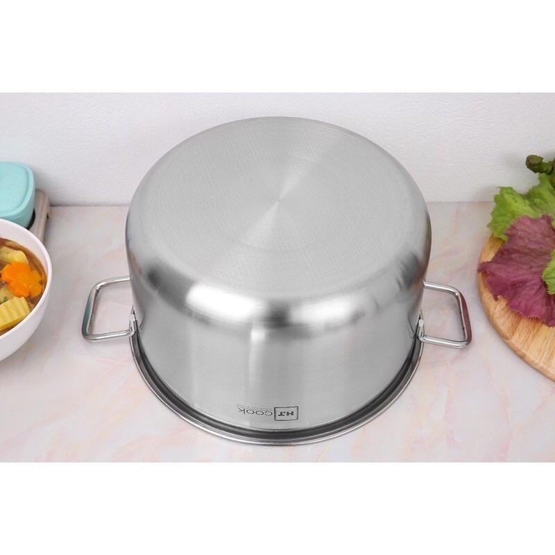 nồi hấp ht cook 2 tầng size 28cm có vung kính